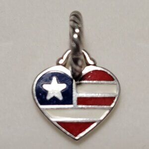 Brighton Washington D.C. Flag Charm